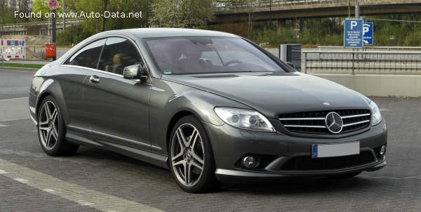 المواصفات والتفاصيل التقنية الكاملة 2006 Mercedes-Benz CL (C216) CL 500 V8 (388 Hp) 7G-TRONIC