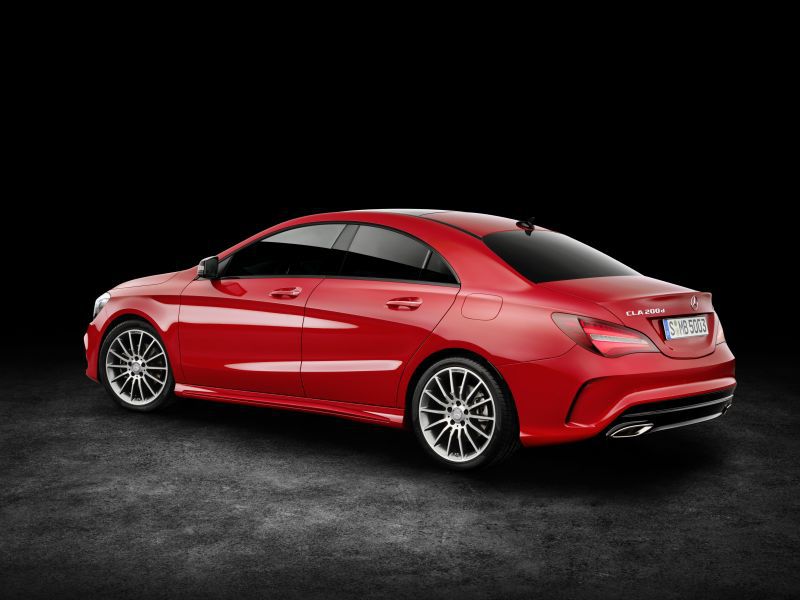 Full specifications and technical details 2016 Mercedes-Benz CLA Coupe (C117, facelift 2016) CLA 180d (109 Hp) BlueEFFICIENCY Edition
