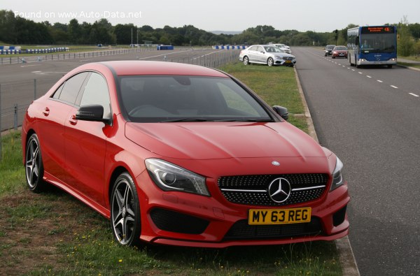 Full specifications and technical details 2014 Mercedes-Benz CLA Coupe (C117) CLA 220 CDI (177 Hp) 4MATIC DCT