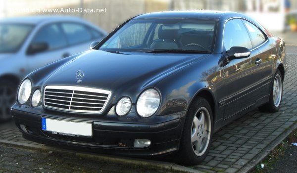 المواصفات والتفاصيل التقنية الكاملة 1999 Mercedes-Benz CLK (C208, facelift 1999) CLK 320 (218 Hp) 5G-TRONIC