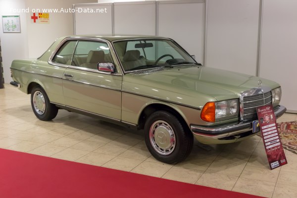 Vollständige Spezifikationen und technische Details 1982 Mercedes-Benz C123 300 CD Turbodiesel (125 Hp) Automatic