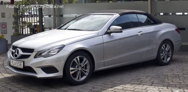 Vollständige Spezifikationen und technische Details 2015 Mercedes-Benz E-class Cabrio (A207, facelift 2013) E 220d (170 Hp)