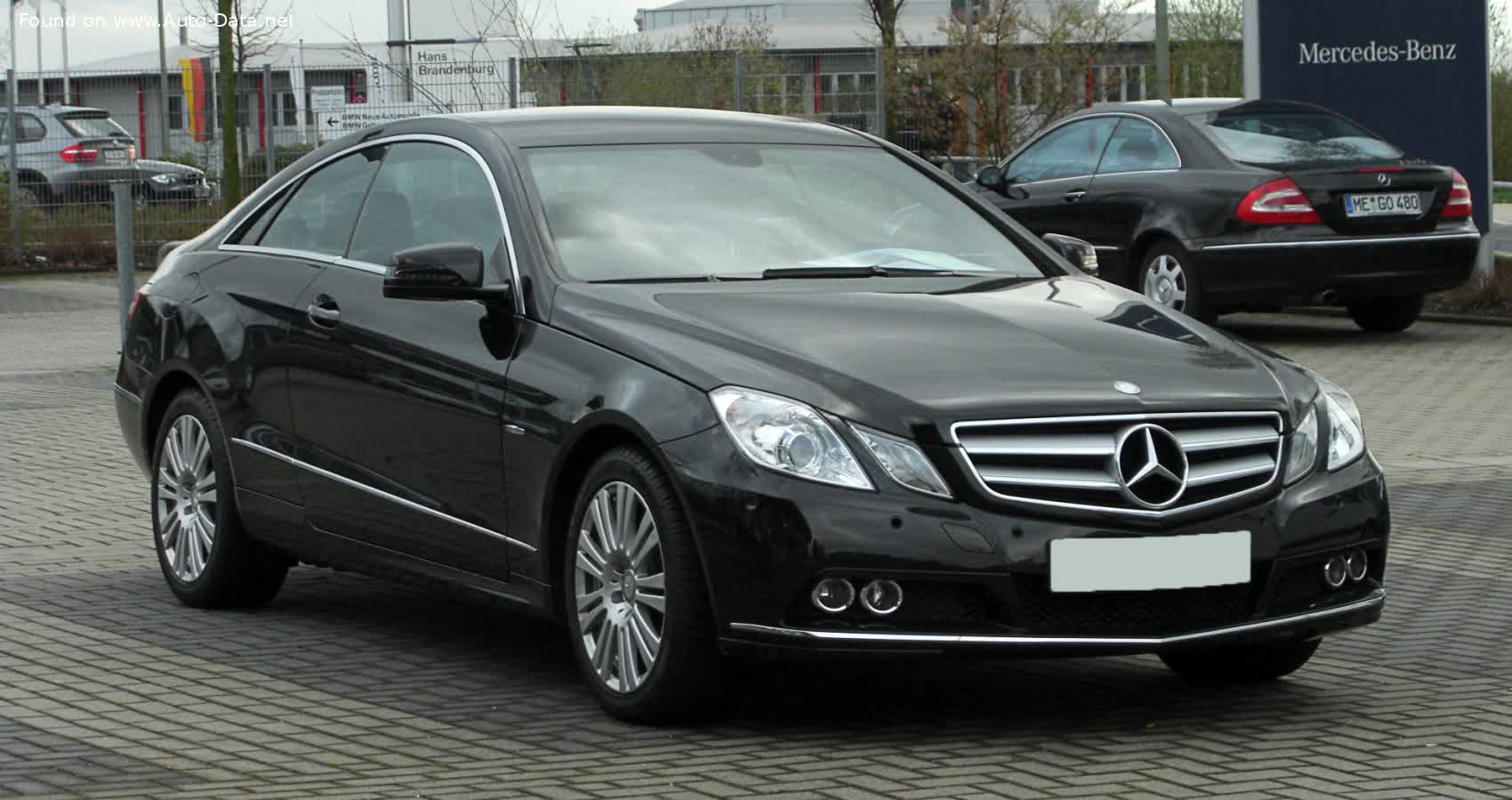 Spécifications complètes et détails techniques 2011 Mercedes-Benz E-class Coupe (C207) E 300 BlueEFFICIENCY V6 (252 Hp) 7G-TRONIC PLUS