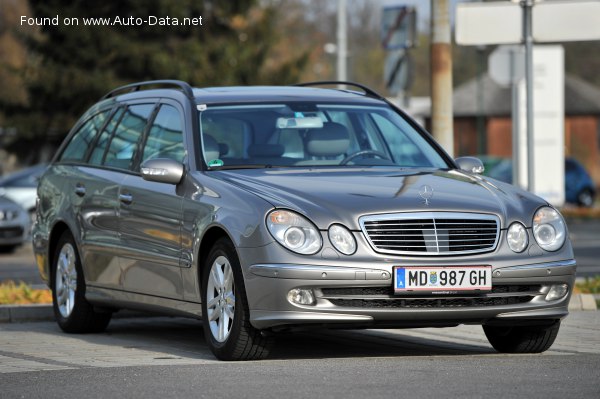 المواصفات والتفاصيل التقنية الكاملة 2003 Mercedes-Benz E-class T-modell (S211) E 270 CDI (177 Hp) 5G-TRONIC