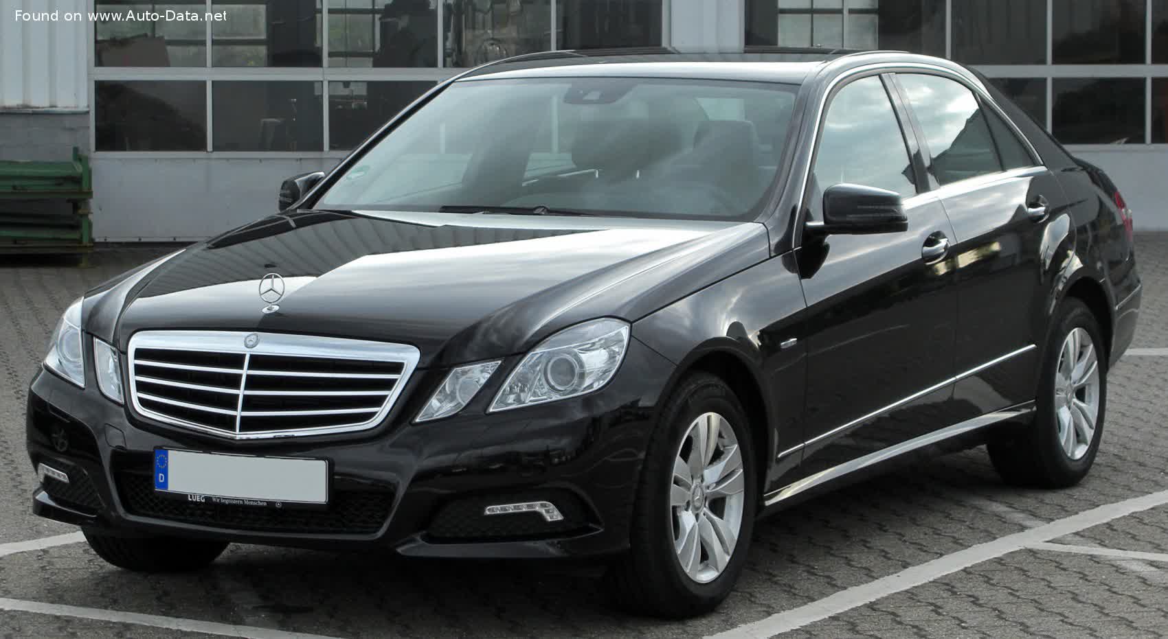 Full specifications and technical details 2011 Mercedes-Benz E-class (W212) E 200 BlueEFFICIENCY (184 Hp) 7G-TRONIC PLUS
