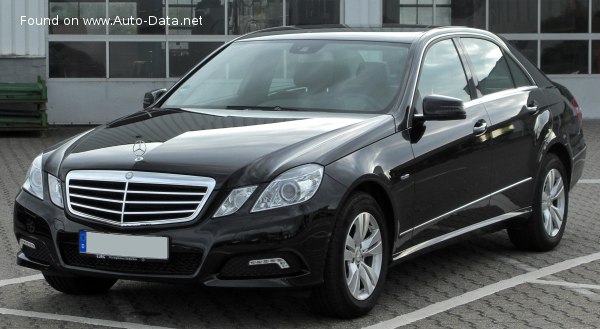 Full specifications and technical details 2009 Mercedes-Benz E-class (W212) E 500 V8 (388 Hp) 4MATIC 7G-TRONIC