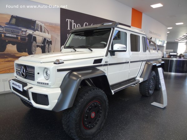 المواصفات والتفاصيل التقنية الكاملة 2013 Mercedes-Benz G-class 6x6 (W463) AMG G 63 V8 (544 Hp) 6x6 7G-TRONIC SPEEDSHIFT PLUS