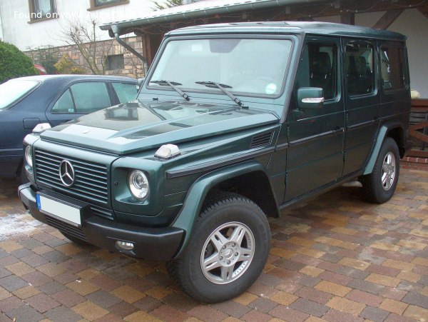 المواصفات والتفاصيل التقنية الكاملة 2011 Mercedes-Benz G-class Long (W463, facelift 2008) AMG G 55 V8 Kompressor (507 Hp) 4MATIC 7G-TRONIC