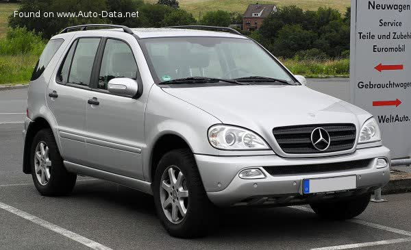 Full specifications and technical details 1998 Mercedes-Benz M-class (W163) ML 430 V8 (272 Hp)