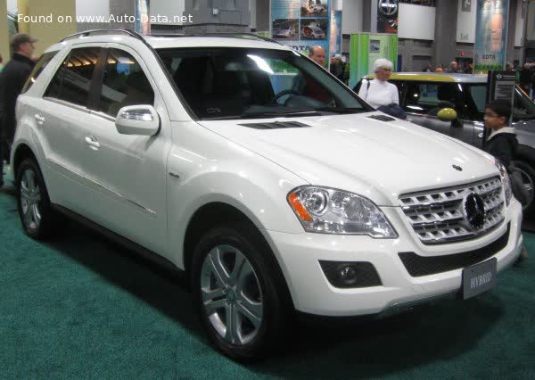 Full specifications and technical details 2009 Mercedes-Benz M-class (W164, facelift 2008) ML 350 BlueTEC V6 (211 Hp) 4MATIC 7G-TRONIC
