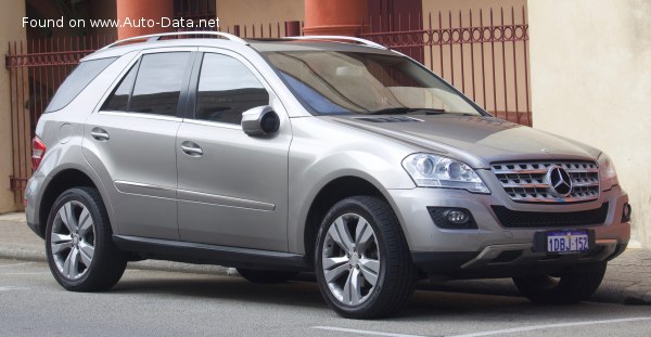 المواصفات والتفاصيل التقنية الكاملة 2005 Mercedes-Benz M-class (W164) ML 350 (272 Hp)