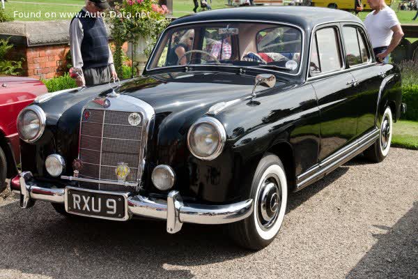 Spécifications complètes et détails techniques 1958 Mercedes-Benz W128 Sedan 220 SE (115 Hp) Hydrak