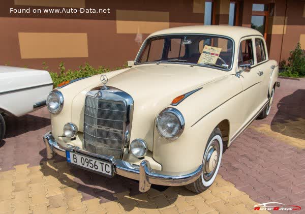 المواصفات والتفاصيل التقنية الكاملة 1956 Mercedes-Benz W180 II Sedan 220 S (100 Hp)