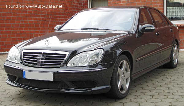 المواصفات والتفاصيل التقنية الكاملة 2003 Mercedes-Benz S-class Long (V220, facelift 2002) S 500 V8 (306 Hp) 7G-TRONIC