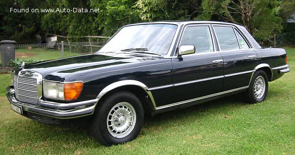 المواصفات والتفاصيل التقنية الكاملة 1972 Mercedes-Benz S-class SE (W116) 450 SE V8 (225 Hp) Automatic