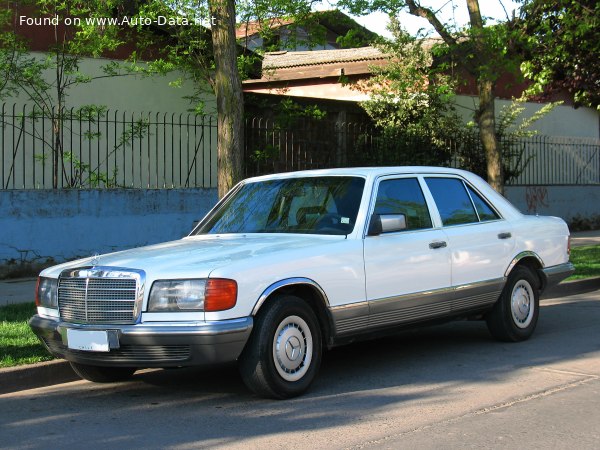 Full specifications and technical details 1979 Mercedes-Benz S-class SE (W126) 500 SE V8 (240 Hp) Automatic