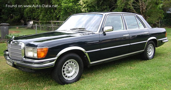 Full specifications and technical details 1976 Mercedes-Benz S-class SEL (V116) 350 SEL V8 (195 Hp)