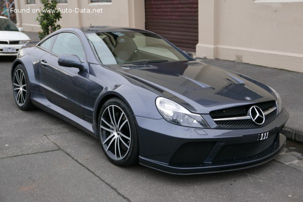 Full specifications and technical details 2008 Mercedes-Benz SL Coupe (R230, facelift 2008) AMG SL 65 Black Series V12 (670 Hp) SPEEDSHIFT