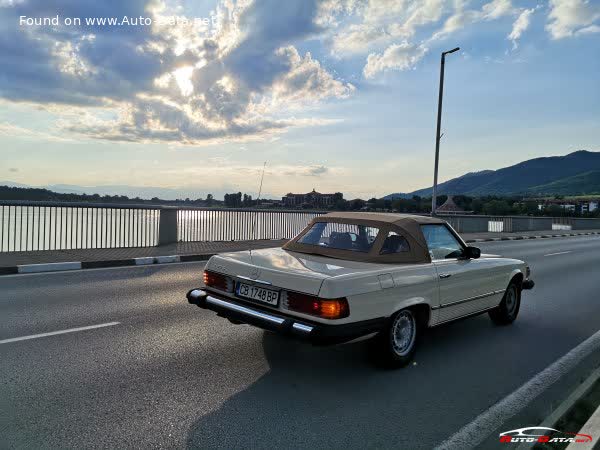 Spécifications complètes et détails techniques 1970 Mercedes-Benz SL (R107) 350 SL V8 (200 Hp)