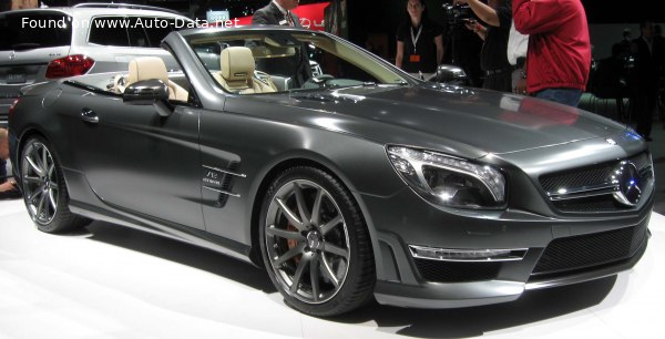 Full specifications and technical details 2014 Mercedes-Benz SL (R231) AMG SL 63 (585 Hp) MCT