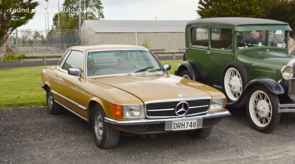 Full specifications and technical details 1972 Mercedes-Benz SLC (C107) 450 SLC V8 (225 Hp) Automatic