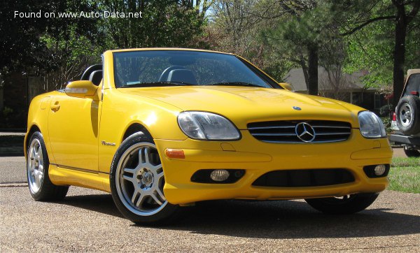 Full specifications and technical details 2000 Mercedes-Benz SLK (R170, facelift 2000) SLK 200 Kompressor (163 Hp) Automatic