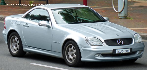 Full specifications and technical details 1996 Mercedes-Benz SLK (R170) SLK 200 Kompressor (192 Hp)