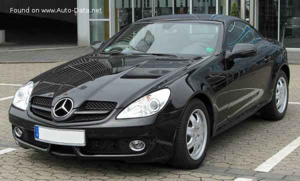 Full specifications and technical details 2008 Mercedes-Benz SLK (R171, facelift 2008) SLK 200 Kompressor (184 Hp) Automatic