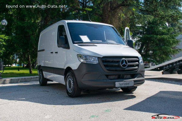 Full specifications and technical details 2018 Mercedes-Benz Sprinter Panel Van Compact (W907/W910) 414 CDI (143 Hp) W907