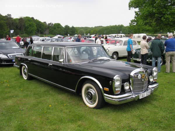 Vollständige Spezifikationen und technische Details 1963 Mercedes-Benz W100 Pullman 600 V8 (250 Hp) Automatic