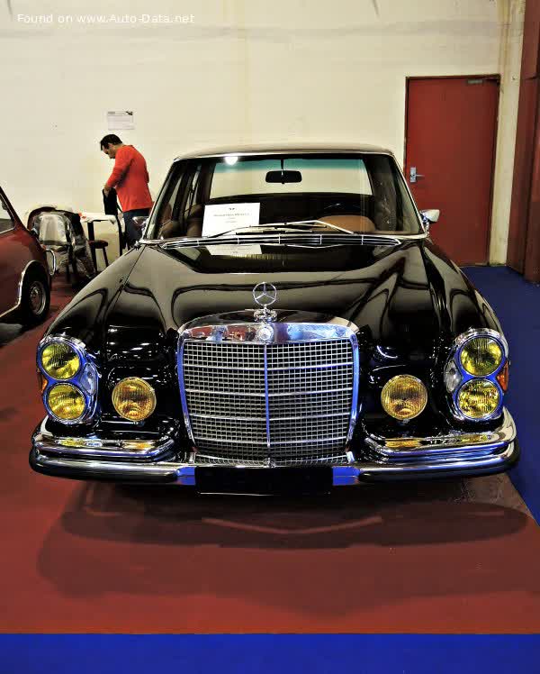 Spécifications complètes et détails techniques 1969 Mercedes-Benz W109 SEL 300 SEL 3.5 V8 (200 Hp)