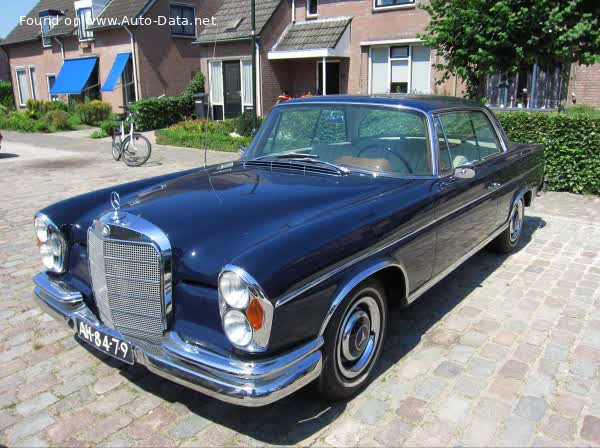 المواصفات والتفاصيل التقنية الكاملة 1964 Mercedes-Benz W112 Coupe 300 SE (170 Hp)