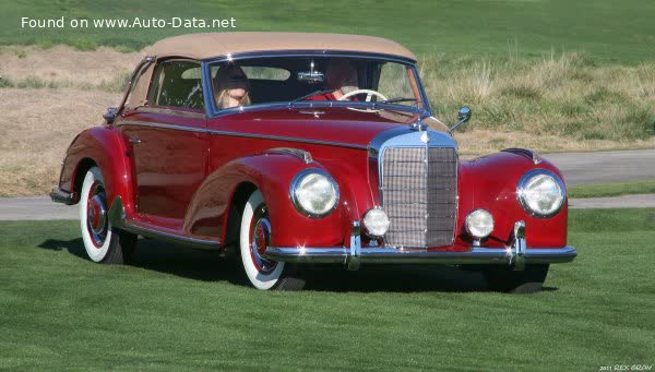 Vollständige Spezifikationen und technische Details 1951 Mercedes-Benz W188 I Cabriolet A 300 S (150 Hp)