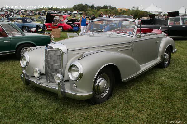 Vollständige Spezifikationen und technische Details 1956 Mercedes-Benz W188 II Roadster 300 Sc (175 Hp)
