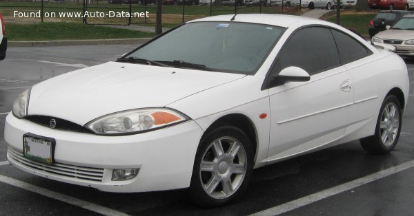 المواصفات والتفاصيل التقنية الكاملة 1998 Mercury Cougar VIII 2.0 16V (126 Hp)