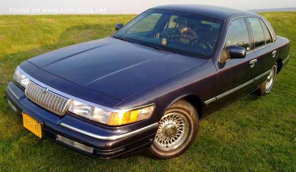 المواصفات والتفاصيل التقنية الكاملة 1991 Mercury Grand Marquis II 4.6 V8 (203 Hp)