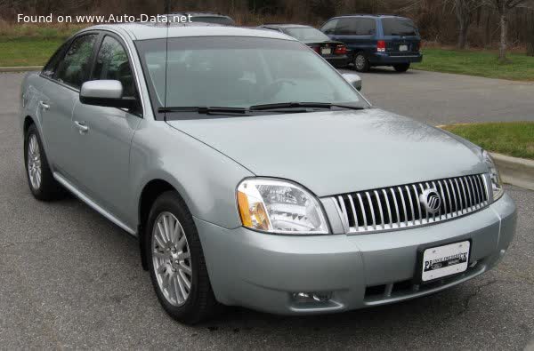 Full specifications and technical details 2005 Mercury Montego 3.0 i V6 24V AWD (203 Hp)