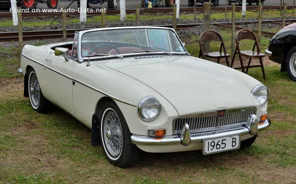 Full specifications and technical details 1962 MG MGB Cabrio 1.8 (95 Hp)