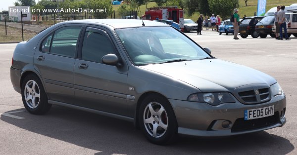 المواصفات والتفاصيل التقنية الكاملة 2001 MG ZS Hatchback 1.8 16V (117 Hp) CVT