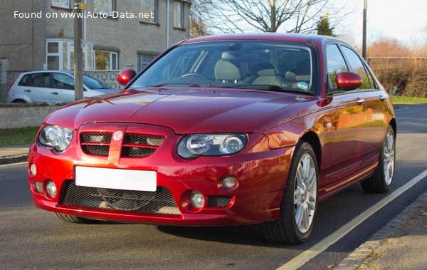 Full specifications and technical details 2004 MG ZT (facelift 2004) 2.5 V6 (190 Hp)