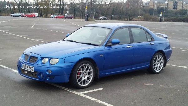 Full specifications and technical details 2003 MG ZT 1.8 i 16V (120 Hp)