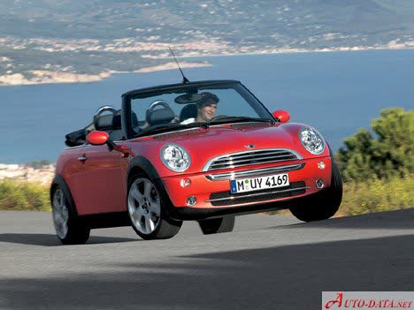 Full specifications and technical details 2004 Mini Convertible (R52) Cooper 1.6i 16V (116 Hp) CVT