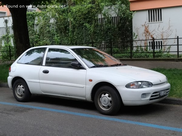 Full specifications and technical details 1996 Mitsubishi Colt V (CJO) 1300 GL,GLX (CJ 1A) (75 Hp)