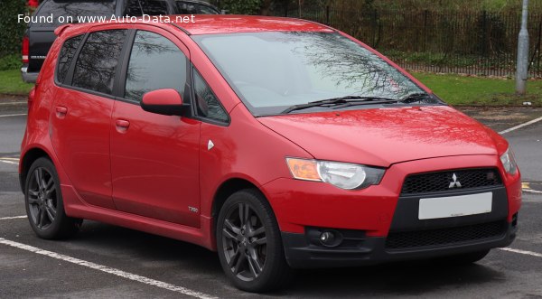 المواصفات والتفاصيل التقنية الكاملة 2008 Mitsubishi Colt VI (Z30, facelift 2008) 1.1 MPI (75 Hp)