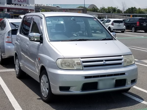 المواصفات والتفاصيل التقنية الكاملة 1999 Mitsubishi Dingo (CJ) 1.3 i 16V (80 Hp)