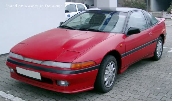 Full specifications and technical details 1990 Mitsubishi Eclipse I (1G) 2.0 i 16V 4WD Turbo (195 Hp)