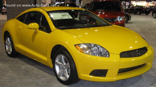 المواصفات والتفاصيل التقنية الكاملة 2009 Mitsubishi Eclipse IV (4G, facelift 2009) 2.4L (162 Hp) Automatic