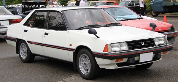 Full specifications and technical details 1982 Mitsubishi Galant IV 2.0 Turbo ECi (A164) (170 Hp)