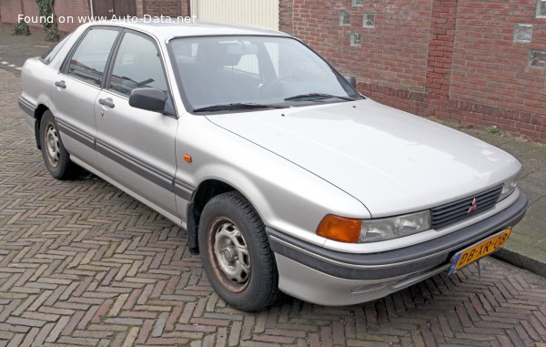 Full specifications and technical details 1988 Mitsubishi Galant VI Hatchback 2.0 GTi 16V 4x4 (144 Hp)