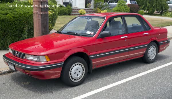 Vollständige Spezifikationen und technische Details 1988 Mitsubishi Galant VI 2.0 GTI 16V (E33A) (144 Hp)